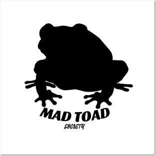 Mad Toad Society - Toad Vibes Black (corner) Posters and Art